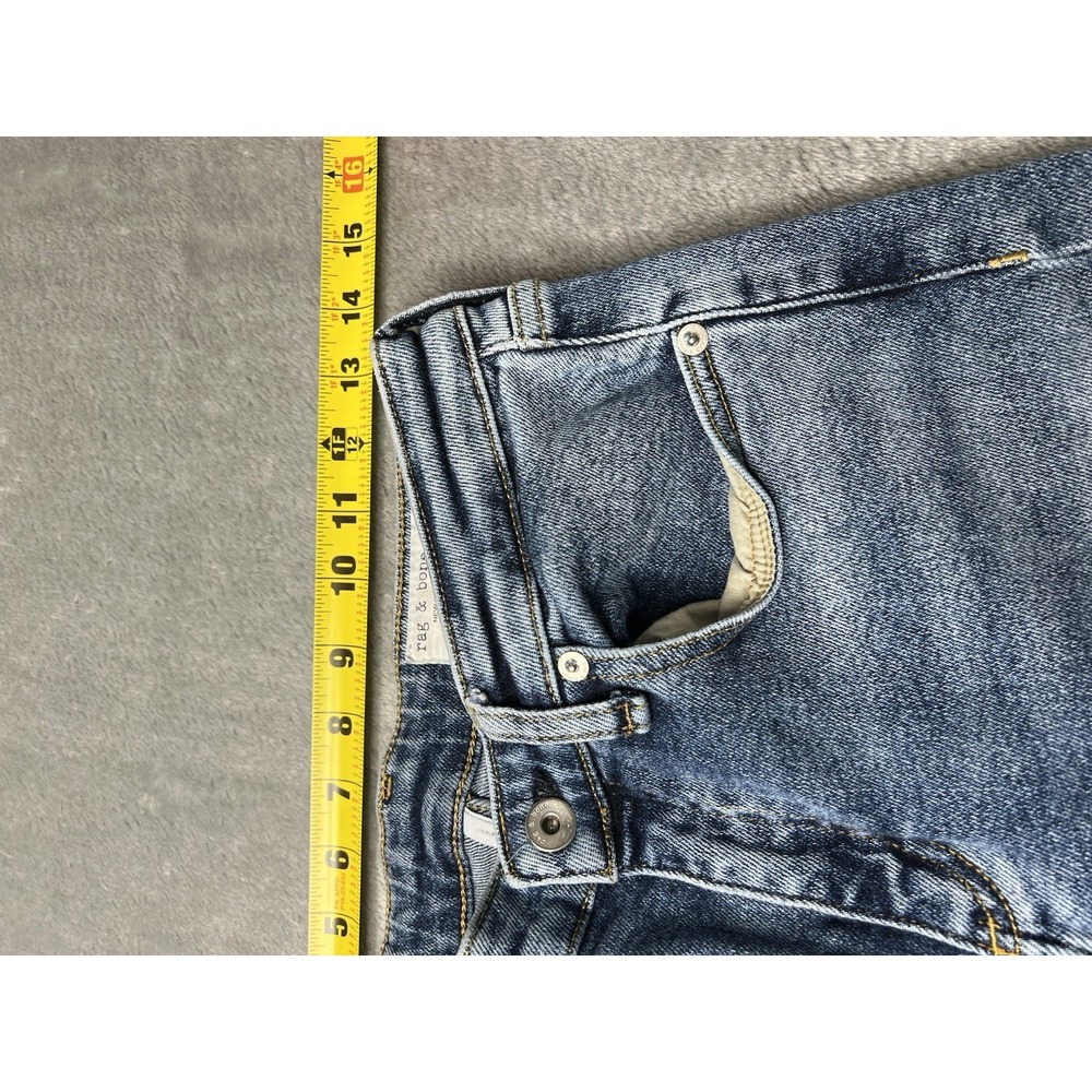 Rag & Bone Jeans Size 28 Slim Skinny Light Wash Blue Denim Stretch 5-Pocket - Picture 6 of 9